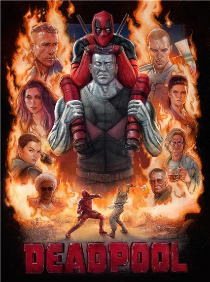 Бесплатная доставка 150x200 см постельное белье Дэдпула на заказ пододеяльник и