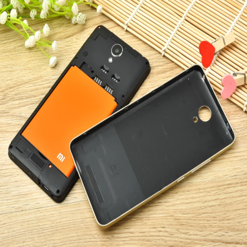Задняя крышка для замены аккумулятора Xiaomi Redmi Note 2 - жесткий чехол из ПК, защитный корпус.