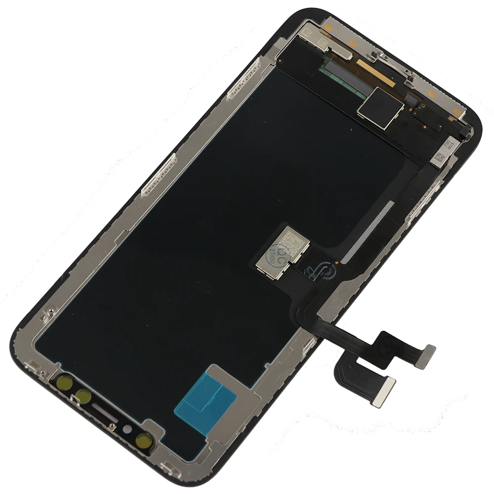 2 шт. AAA OLED Замена для iphone X OLED дисплей сенсорный экран в сборе закаленное стекло 2 шт