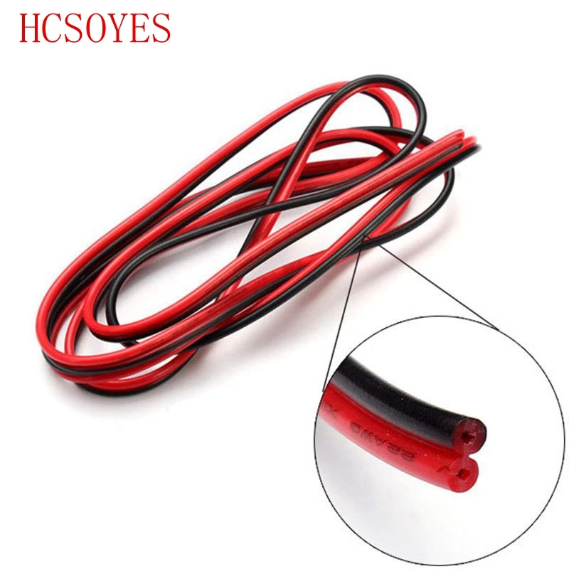 2pin провод разъема светодиода 5 м/10 м/20 м 1 лот для 5050 3528 smd удлинить красный черный