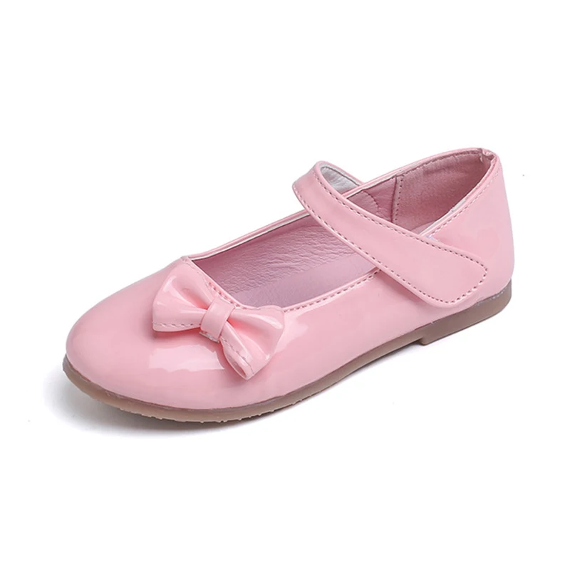 COZULMA Girls Bow Princess Shoes Kids Flat Causal Fashion Sneakers Children Non-Slip School Size 26-30 | Детская одежда и обувь
