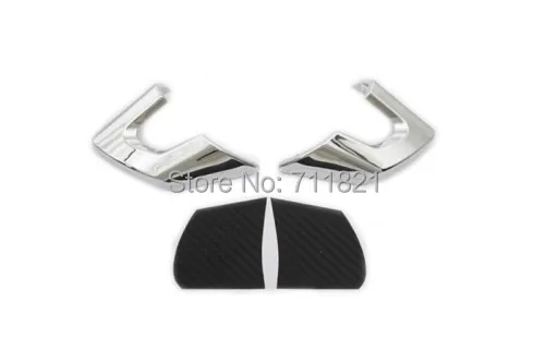 

Chrome Steering Wheel Insert With Carbon Fiber Inlay For VW Golf MK6