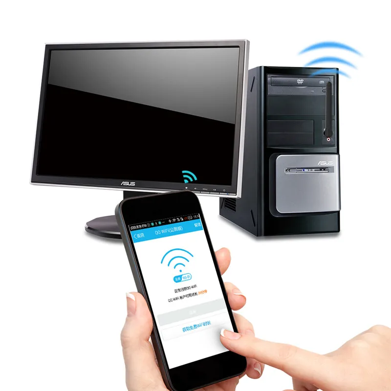 Robotsky мини 150 м USB Беспроводной Вай-Фай адаптер RT5370 сетевая карта 802.11b/g/n Сетевой адаптер для Windows XP/Vista/7/8,1/10, Mac OS