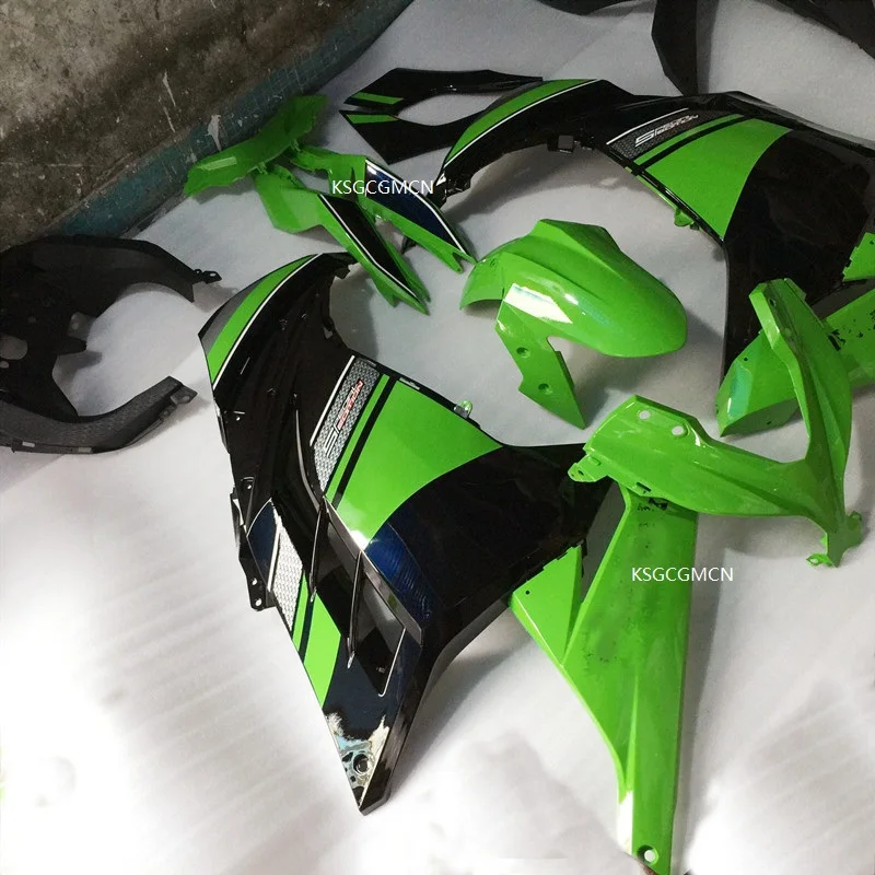 Хит продаж подходит для Kawasaki Ninja 300R 2013 2015 EX300 13 14 15 EX 300 Зеленый Черный ABS