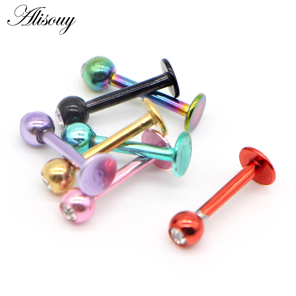 1 шт. кольца Alisouy для губ из хирургической нержавеющей стали|Украшения тела| |