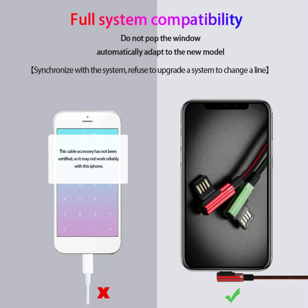 10 шт. двусторонний кабель Micro USB Type C для Redmi Apple зарядное устройство с двумя