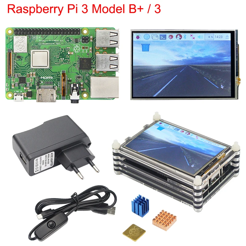 Raspberry Pi 4 Модель B прозрачный акриловый чехол+ система охлаждения внешний вентилятор совместимый для Raspberry Pi 3 Model B+/3B
