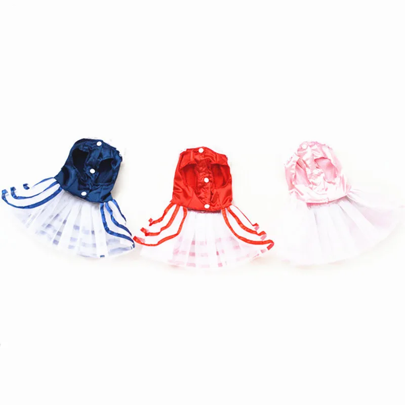 Free shipping cheap dog dress for puppy pet robe chien summer clothes skirt princess girl |