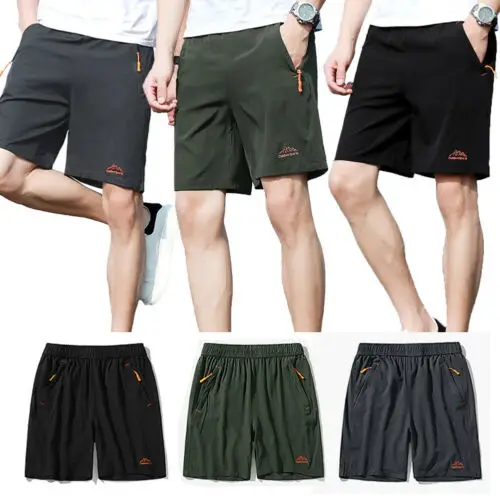 Стильная распродажа простые мужские однотонные свободные шорты до колена