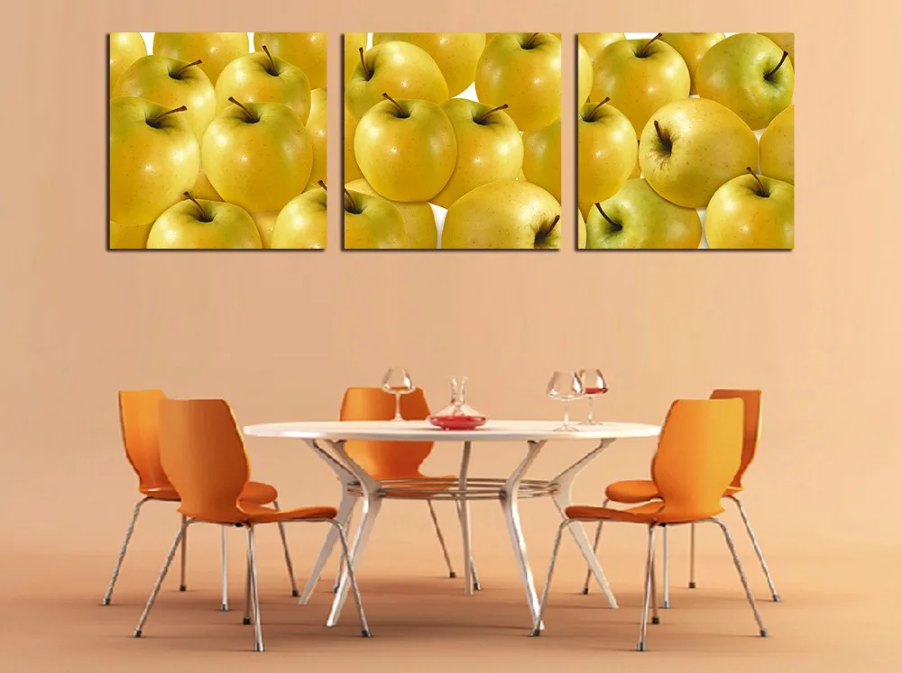 3 Панели настенная Картина на холсте декор для столовой художественные картины