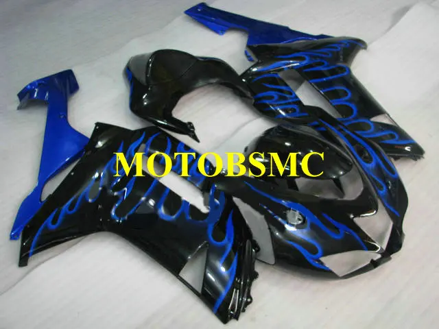 Комплект обтекателей для мотоцикла на заказ KAWASAKI Ninja ZX6R 636 07 08 ZX 6R 2007 2008 ABS Синий