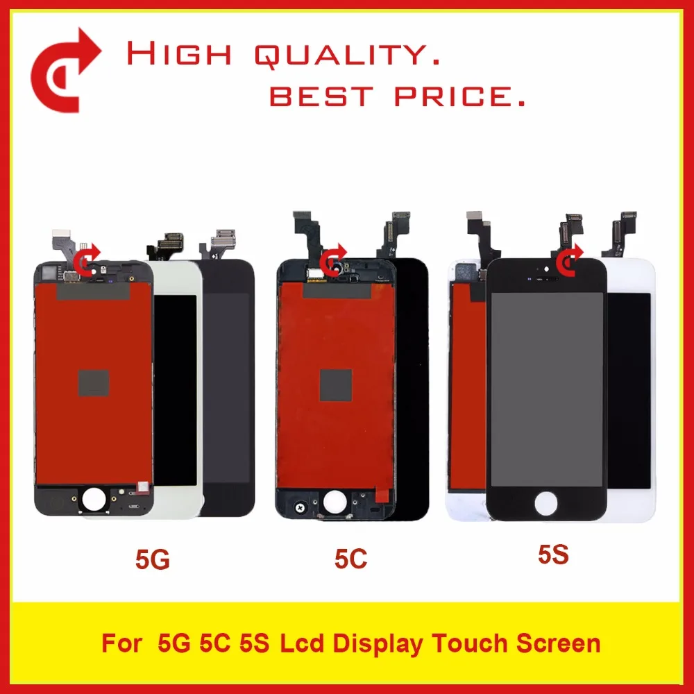 4 0 &quotдля iPhone 5 5G 5C 5S Полный ЖК дисплей с сенсорным экраном дигитайзер в сборе