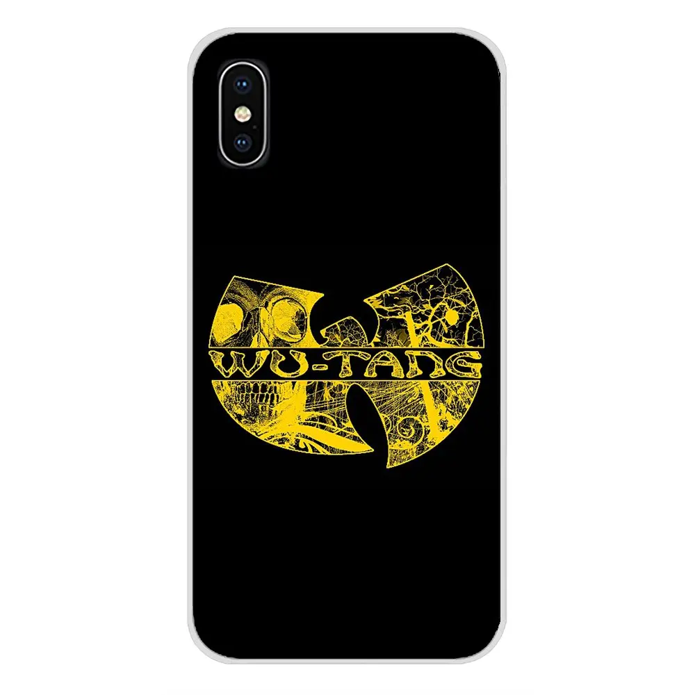 Силиконовый чехол для телефона Apple iPhone X XR XS MAX 4 4S 5 5S 5C SE 6 6S 7 8 Plus ipod touch Wu Tang Clan Hip Hop Rap