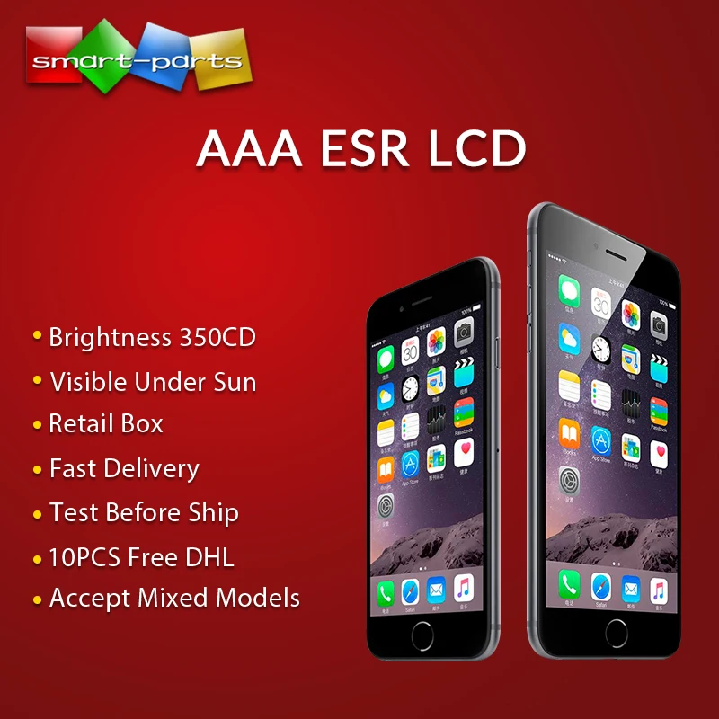 ЖК экран класса AAA ESR для iPhone 5 5S SE 5C 6 6S 7 8 Plus дисплей с сенсорным экраном и
