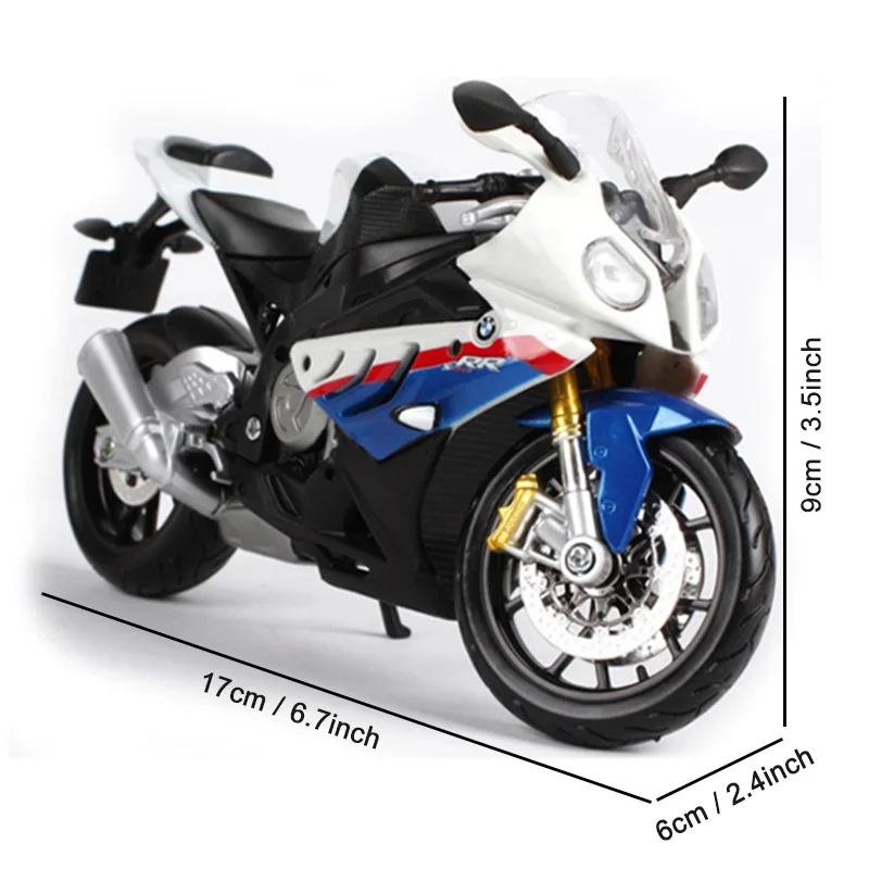 1:12 литье под давлением игрушечный сплав S1000rr модель мотоцикла игрушки автомобиль