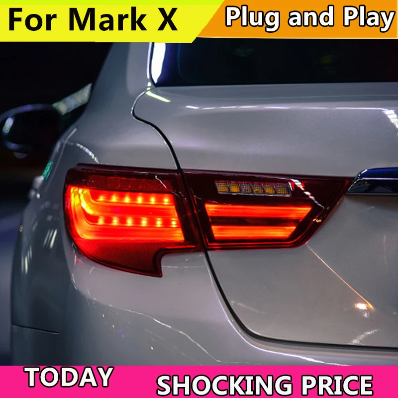 Автомобильный Стайлинг для Toyota Reiz задний фонарь в сборе 2013 2017 Mark X светодиодный DRL