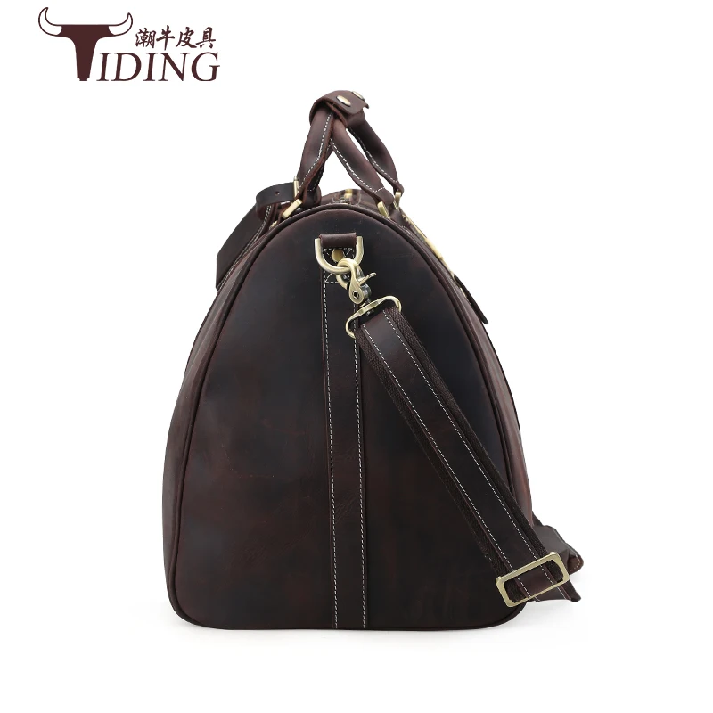 Мужская Дорожная сумка вместительная из натуральной кожи| |