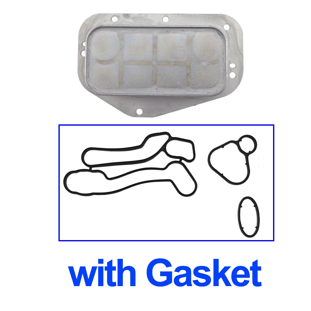 with Gasket Масляный радиатор двигателя для Opel Cruze Aveo 5 Sonic G3 Astra ремонтные комплекты прокладки для Chevrolet 55355603 93186324 55353322 12992593 - Цвет: with Gasket