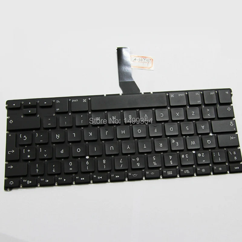 5 шт. Новый A1369 A1466 Испания испанская клавиатура для Apple Macbook Air 13 ''A1466