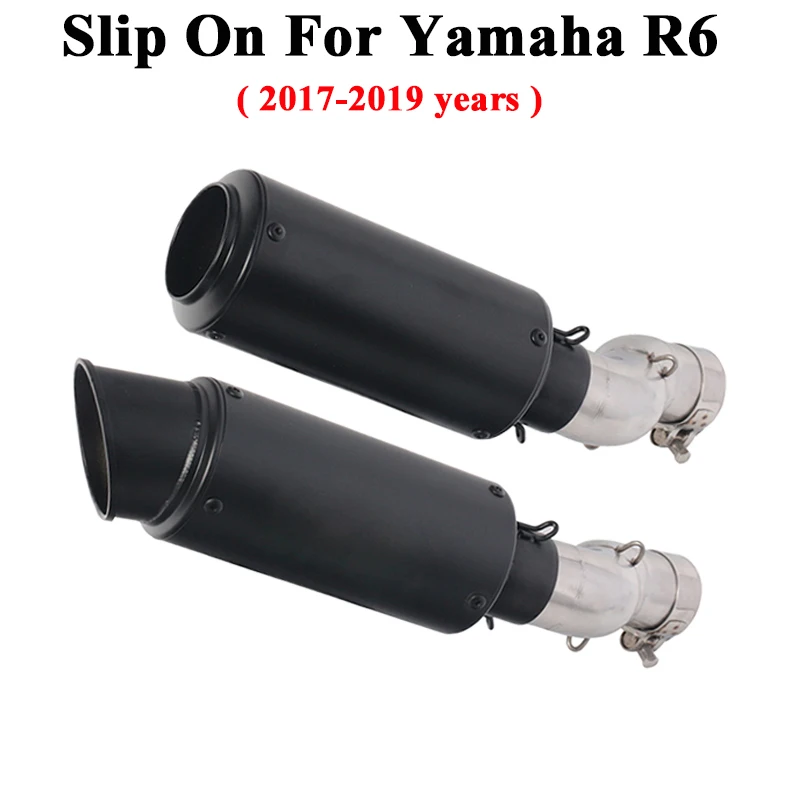 Выхлопной глушитель для мотоцикла GP Project слипон Yamaha R6 YZF 2017 2018 2019 2020