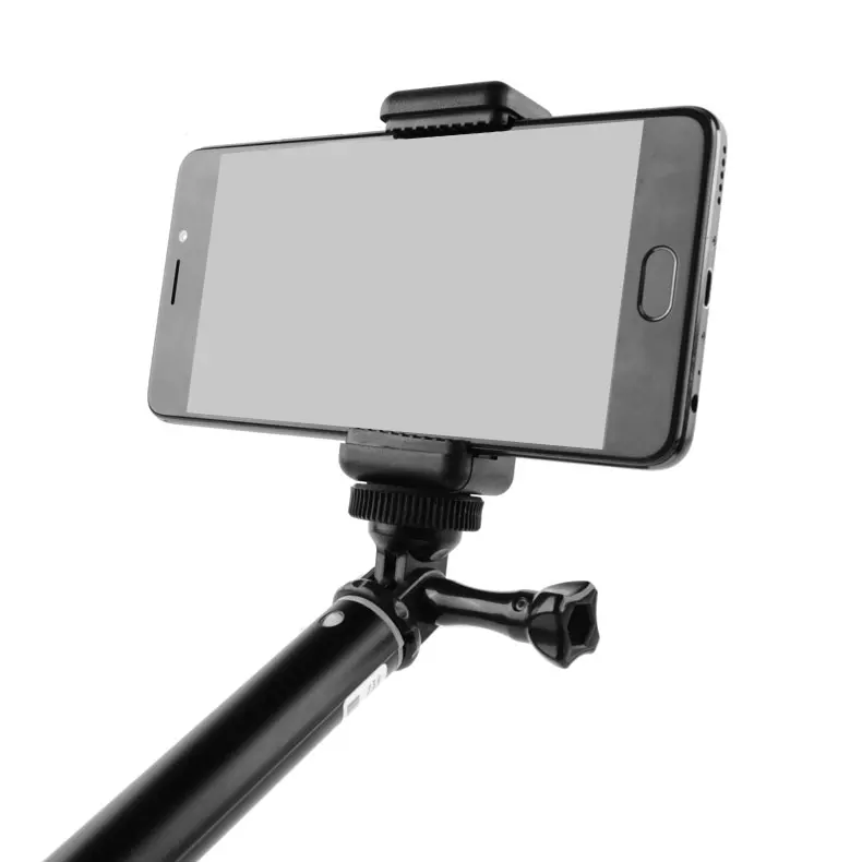 Держатель для мобильного телефона, крепление для GoPro, селфи-палка, монопод для iPhone Xiaom, samsung, huawei, OPPO, адаптер для штатива, аксессуары