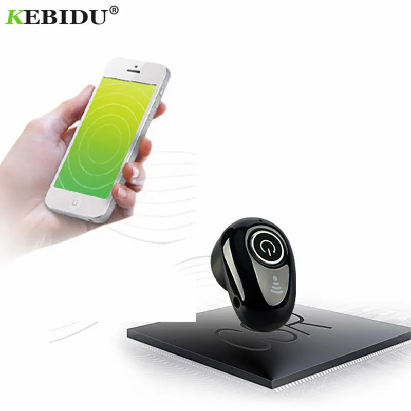 Bluetooth наушники Kebidu S650 Беспроводные спортивные вкладыши с микрофоном 4 1 для iPhone