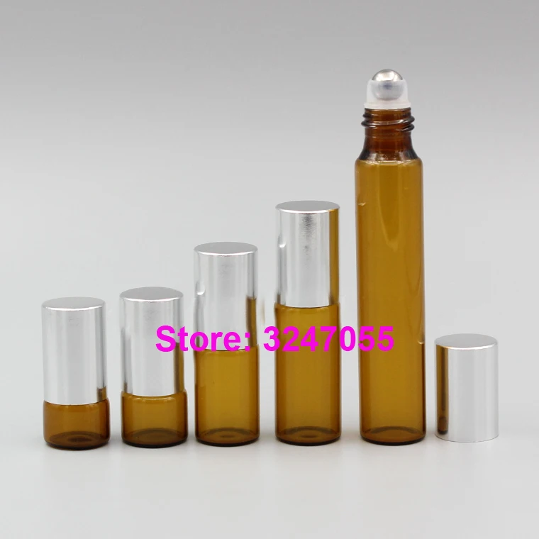 1ml2ml3ml5ml10ml Янтарный Профессиональный маленький рулон на флаконе для парфюмерии