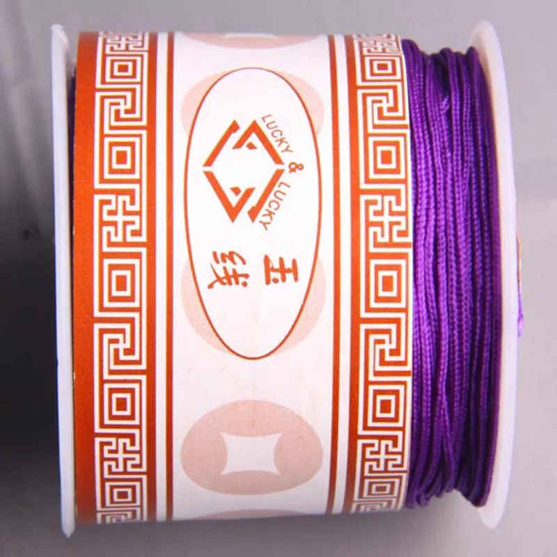 0 1 см фиолетовая нейлоновая линия шнур из бисера 80 м ювелирные изделия для женщин