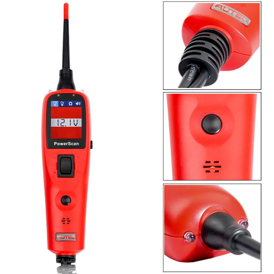 Autel power Scan PS100 Электрический тест er и Тестовые провода Тест цепи er диагностическая электрическая система 12 В 24 в сканер питания PS 100