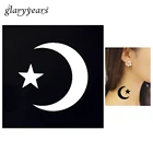 Маленький трафарет хны для тату, 1 шт., хит продаж 2019, женский боди-арт, водонепроницаемый дизайн с рисунком Moon Star, для рисования краски, G05