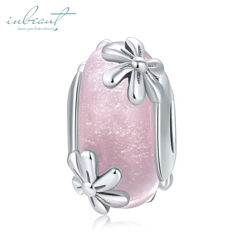 S925 серебро fit Pandora браслет морские очки Маргаритка Русалка Звезда бусины 925 Синий Циркон эмаль Снеговик кошка птица подвеска - Цвет: FSCC860
