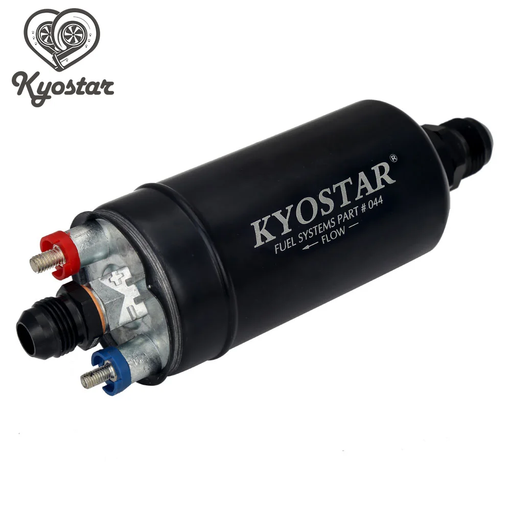044 топливный насос KYOSTAR EFI 380 LPH E85 внешний топливный насос 1000 л.с. совместимый Топливный насос с 10 an 8 A фитингом