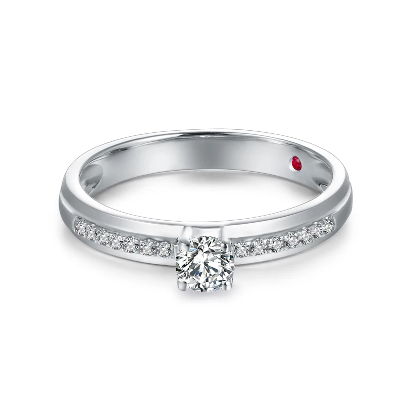 LANMI, Новое поступление, Solitare, 18 K, белое золото, бриллиант, обручальные кольца для женщин, юбилей, хорошее ювелирное изделие, натуральный камень