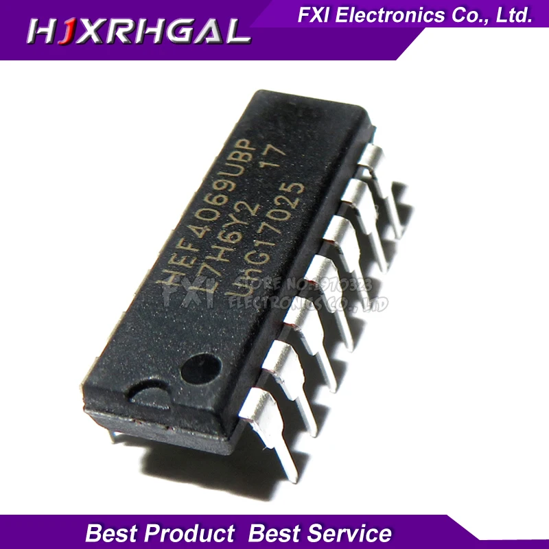 20 шт./лот HEF4069UBP DIP14 HEF4069 новый оригинальный | Электронные компоненты и