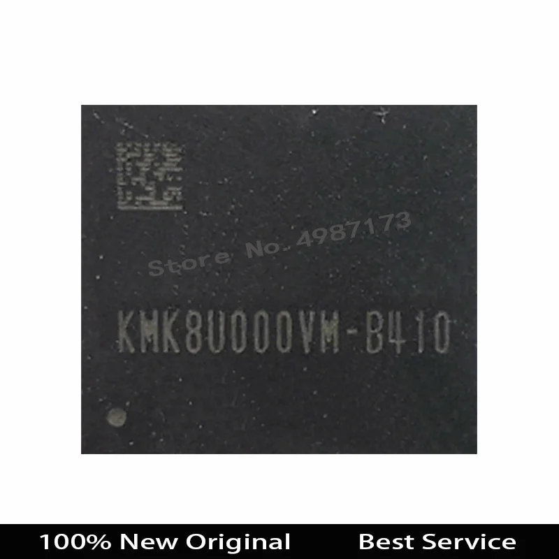 

2 шт./лот KMK8U000VM-B410 BGA EMCP 16 ГБ, память для мобильного телефона, новая Оригинальная фотография