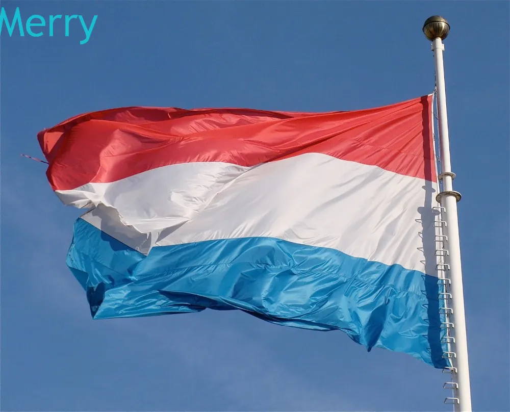 Luxembourg Национальные флаги, баннеры 150x90 см флаг страны из полиестера из Германии, Испании, Франции, Испании - Цвет: Luxembourg