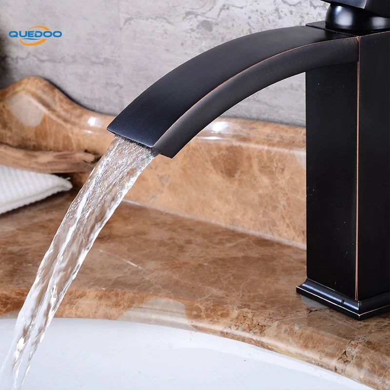Водопад Носик Ванная комната раковина кран бассейна Одной ручкой Палуба
