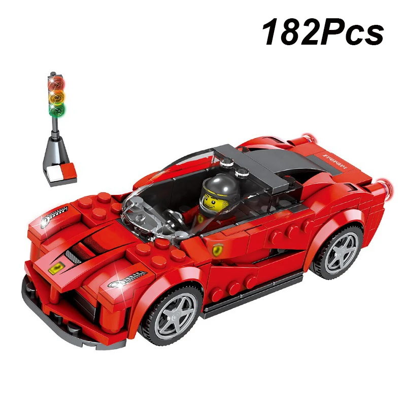 707 шт. город супер гонщики 4 компл./лот игрушки Совместимые Legoings скорость чемпионы
