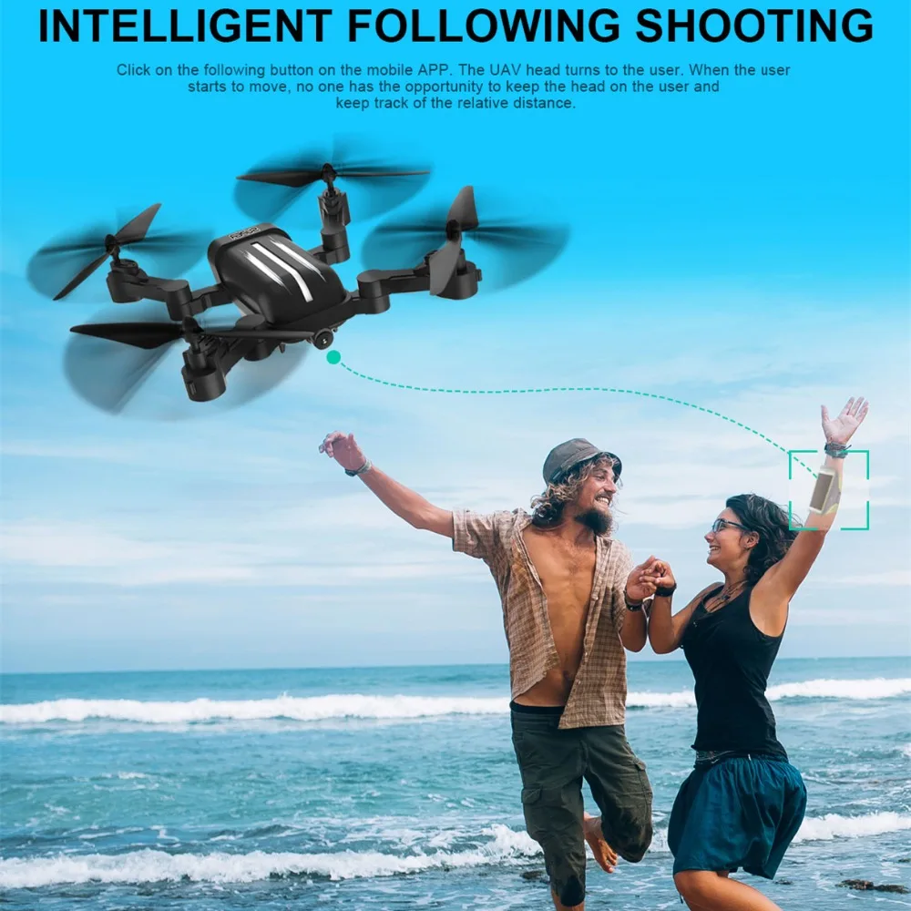 Bayangtoys X28 бесщеточный Квадрокоптер с 1080P HD камерой RC вертолет складной Дрон GPS