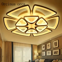 modern led ceiling lights for living room bedroom ac 90 260v home decorative modern led ceiling lamp free shipping