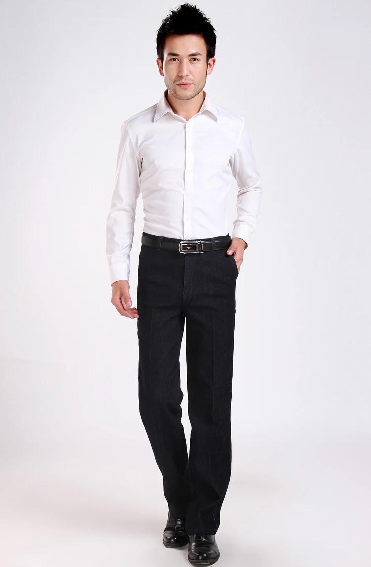 

2020 New Men Jeans Tall waist men's trousers Supersize Male Trousers Plus Size Straight tooling Pants Man