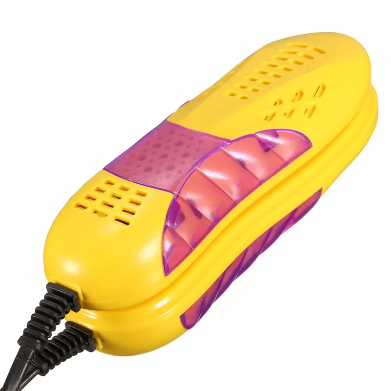 Shoe Dryer Foot Protector Boot Odor Deodorant 220V 10W EU Plug Race Car Shape Voilet Light Dehumidify Device Shoes Drier Heater