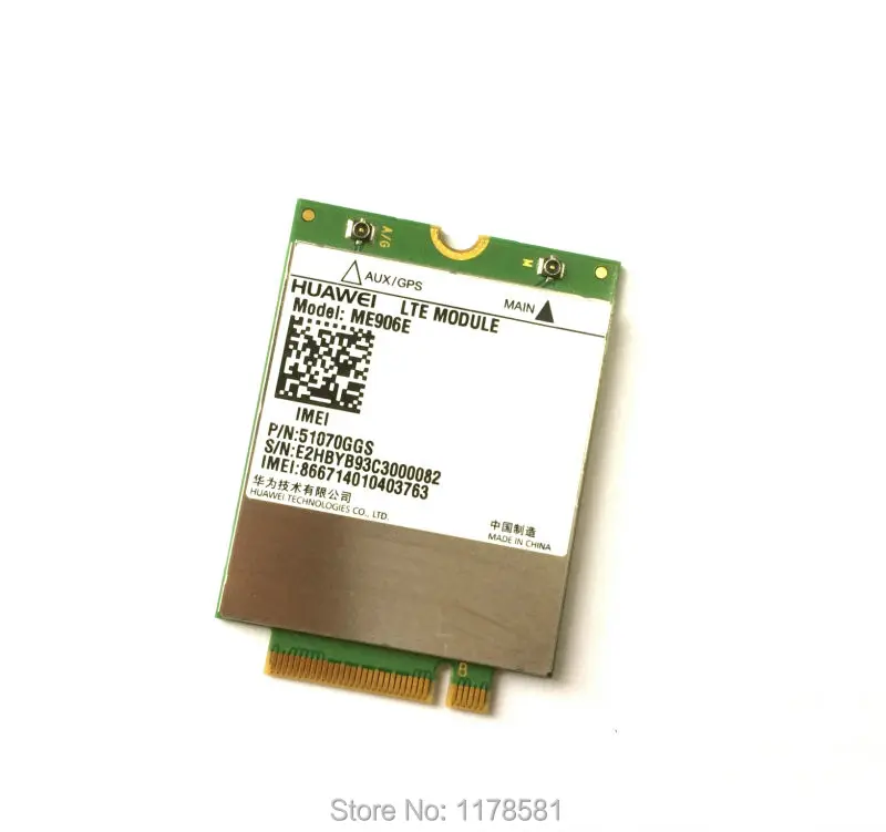 Разблокированная антенна ME906E + 2 шт. IPX4 NGFF M.2 100% оригинальная FDD LTE 4G - Цена: 1 741,00 руб.