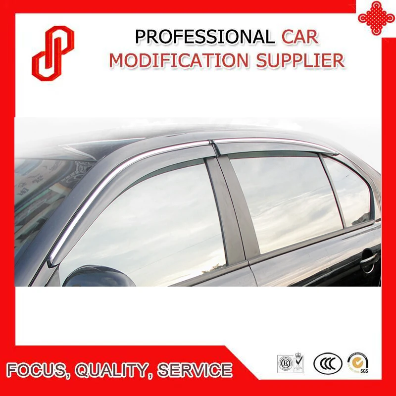 

High Quality Injection molding trim vent shade rain sun wind deflector window visor for Lavida