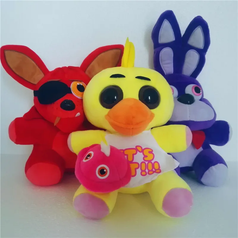 25 см Five Nights At Freddy's FNAF Плюшевая Кукла Медведь Фредди Фокси Бонни и Чика Мягкие плюшевые игрушки детские куклы