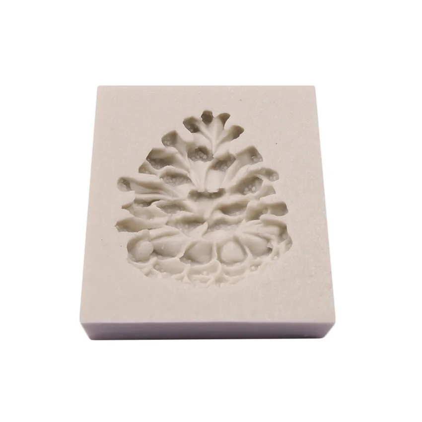 DIY сосновый конус Жидкая силиконовая форма помадка инструмент для выпечки торта