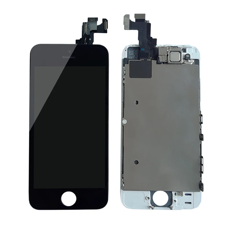 Оригинальный экран для iPhone 5S сменный ЖК дисплей сенсорный с дигитайзером рамка в