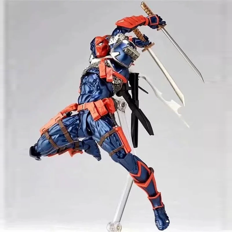 7 &quotTokusatsu Revoltech № 011 DC Hero Deathstroke подвижная коробка 17 см ПВХ фигурка Коллекция