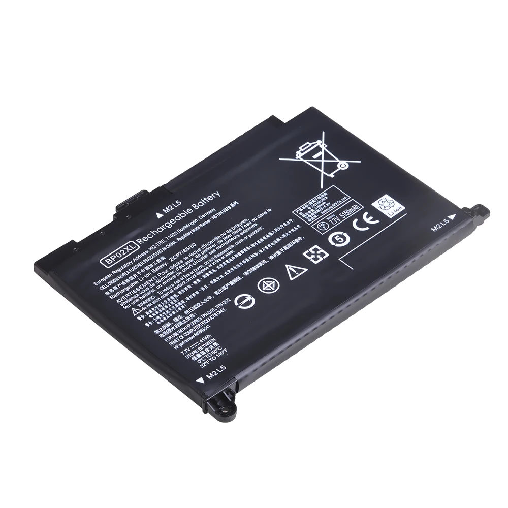 7 В 41wh 5150mAh лаптоп с BP02XL Батарея для струйного принтера HP Pavilion ПК 15 15-AU 849909-850 (F9-21)
