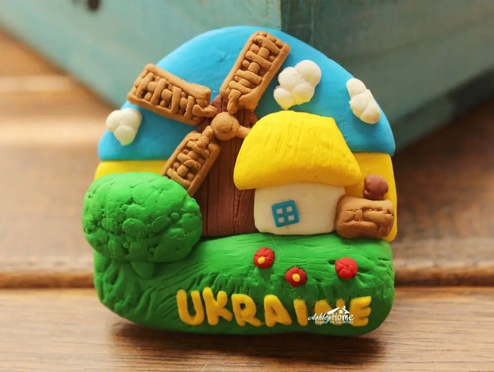 Страна жизнь в Украину туристический сувенир путешествия мультфильм Забавный